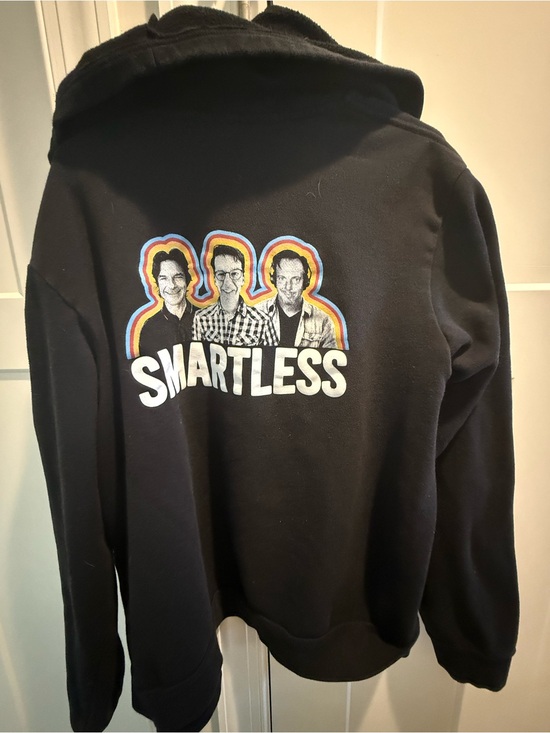 Bella Canvas Other - SmartLess Black Zip-Up Hoodie Podcast Merch